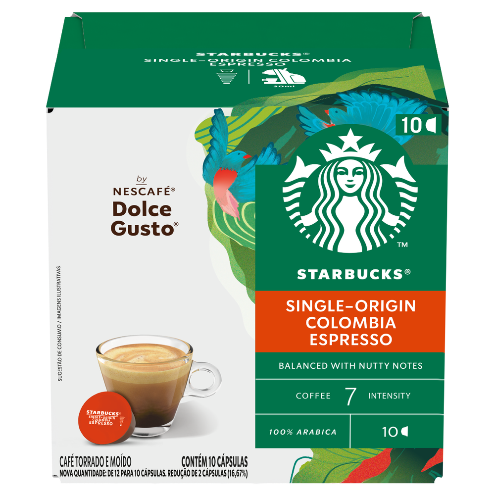 STARBUCKS Espresso Colombia 10 CÁPSULAS