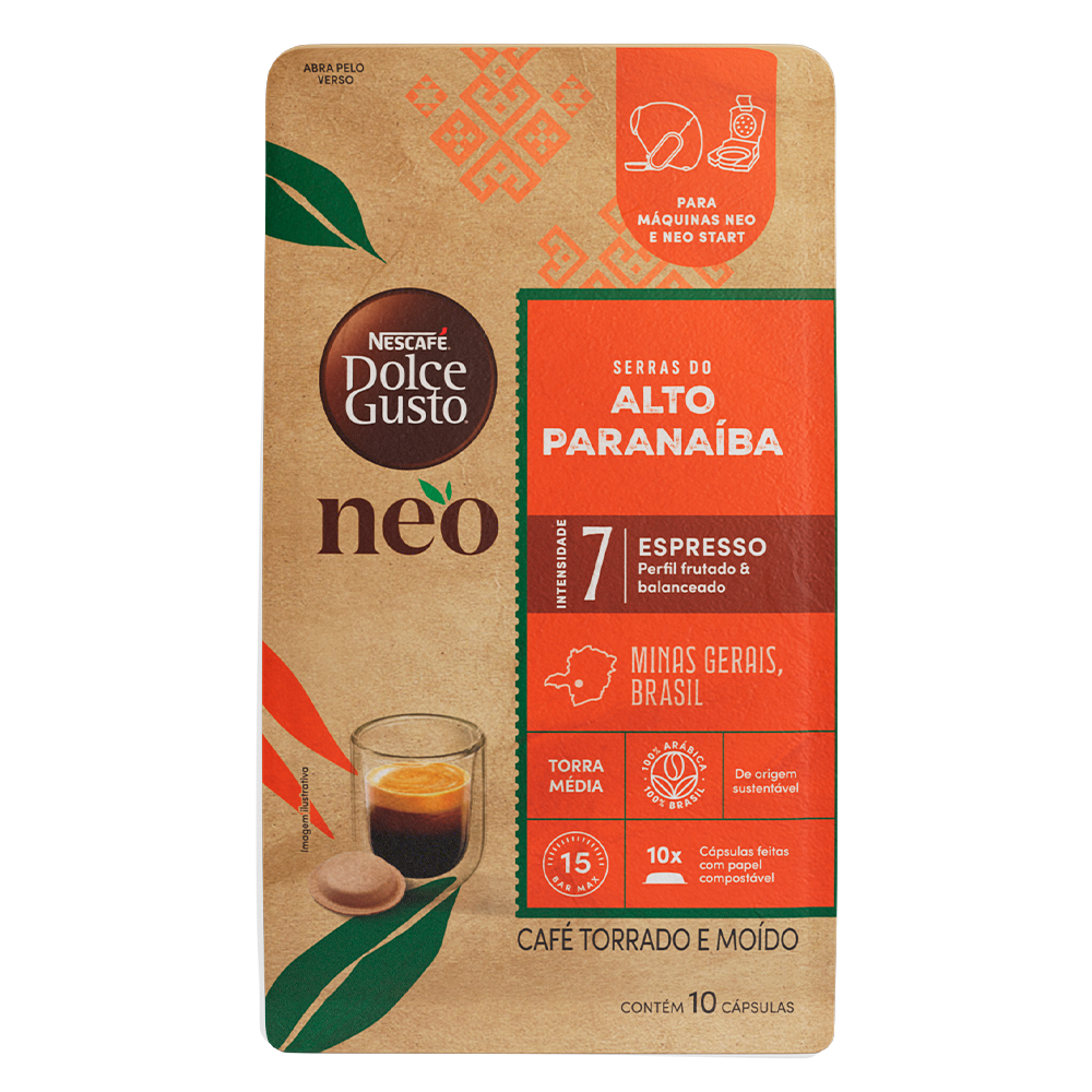 NEO Espresso Serras do Alto Paranaíba 10 Cápsulas