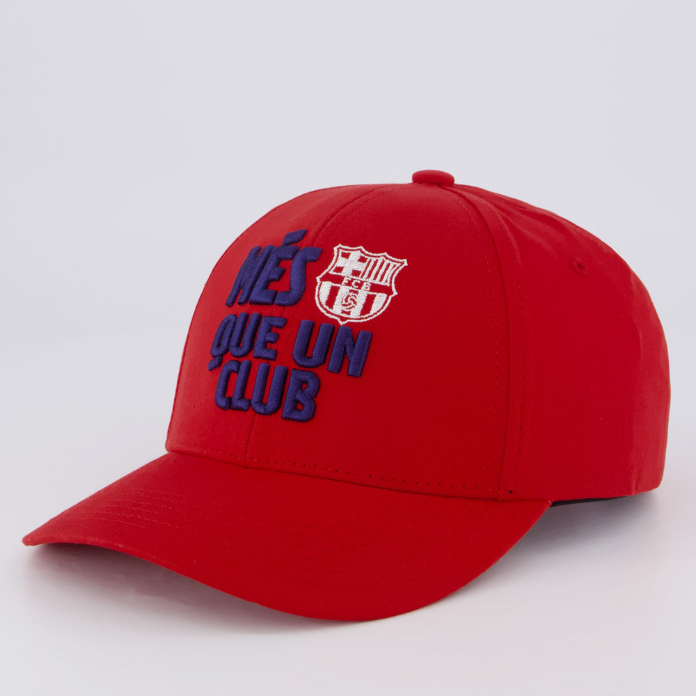 Boné Barcelona Més que Um Club Vermelho