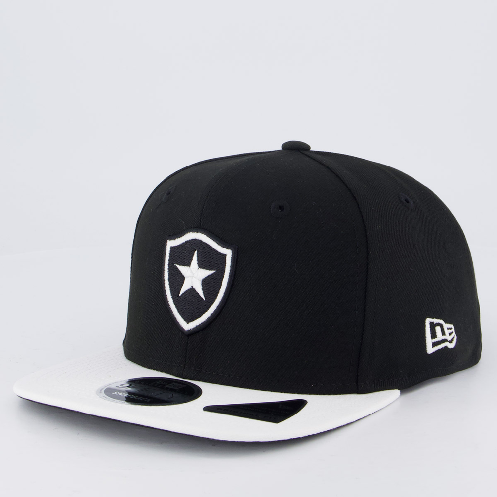 Boné New Era Botafogo FR 950 Preto e Branco Boné New Era Botafogo FR 950 Preto e Branco