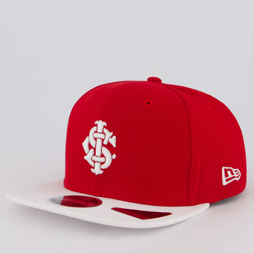 Boné New Era Internacional 950 Snapback Vermelho e Branco