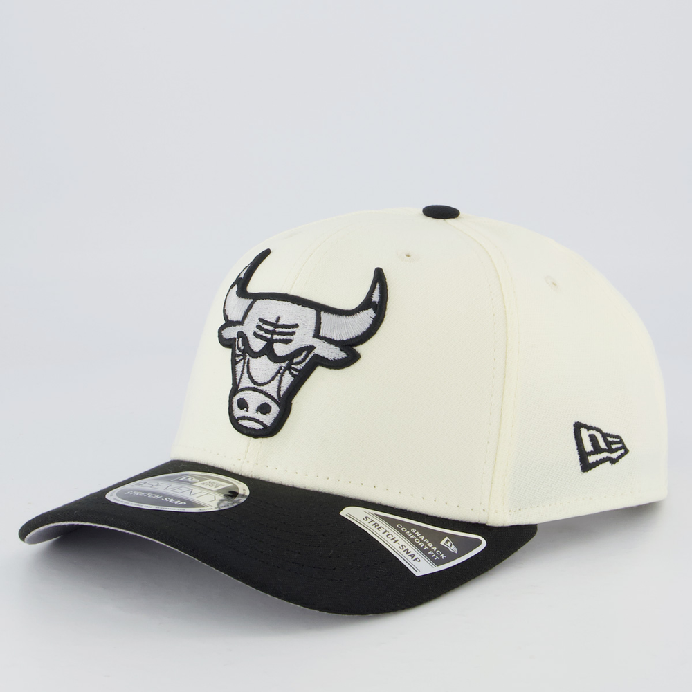 Boné New Era NBA Chicago Bulls Gry 970SS Off White