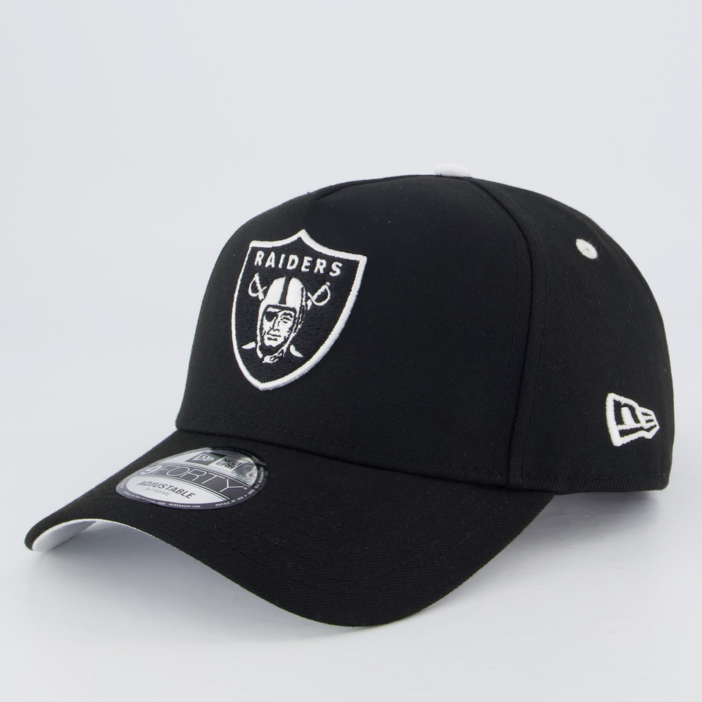 Boné New Era NFL Las Vegas Raiders Core 940 Preto