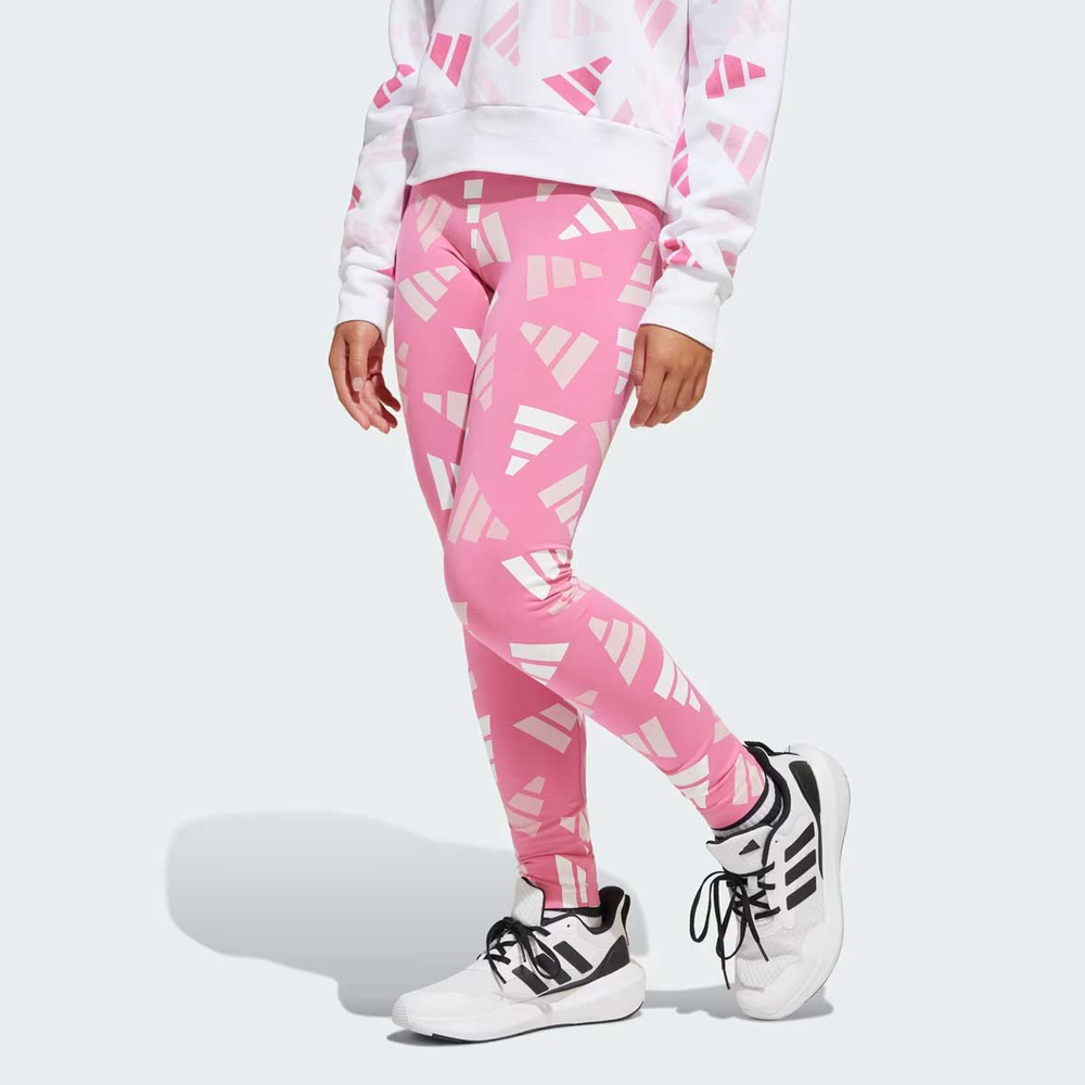 Calça Legging Adidas Seasonal Essentials Logo Celebration Juvenil Rosa Calça Legging Adidas Seasonal Essentials Logo Celebration Juvenil Rosa