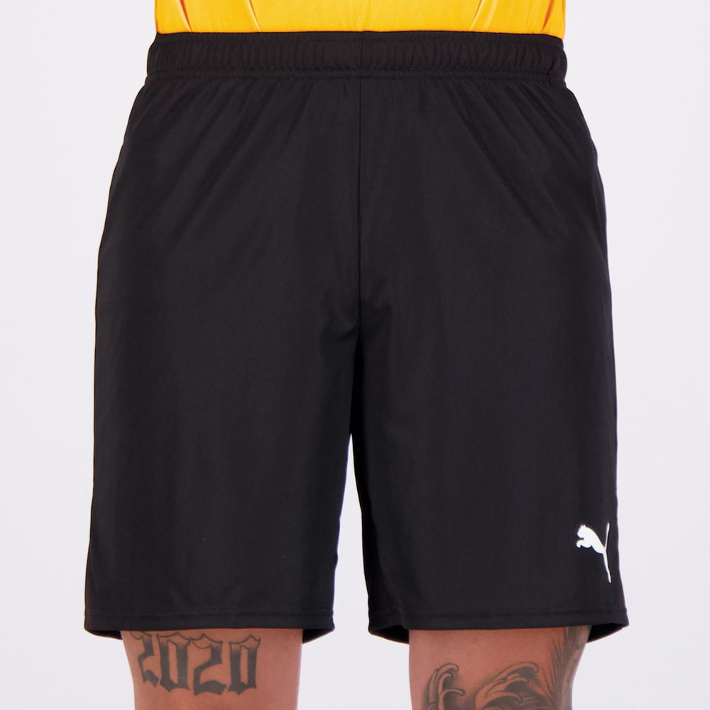 Calção Puma Teamgoal Preto Calção Puma Teamgoal Preto
