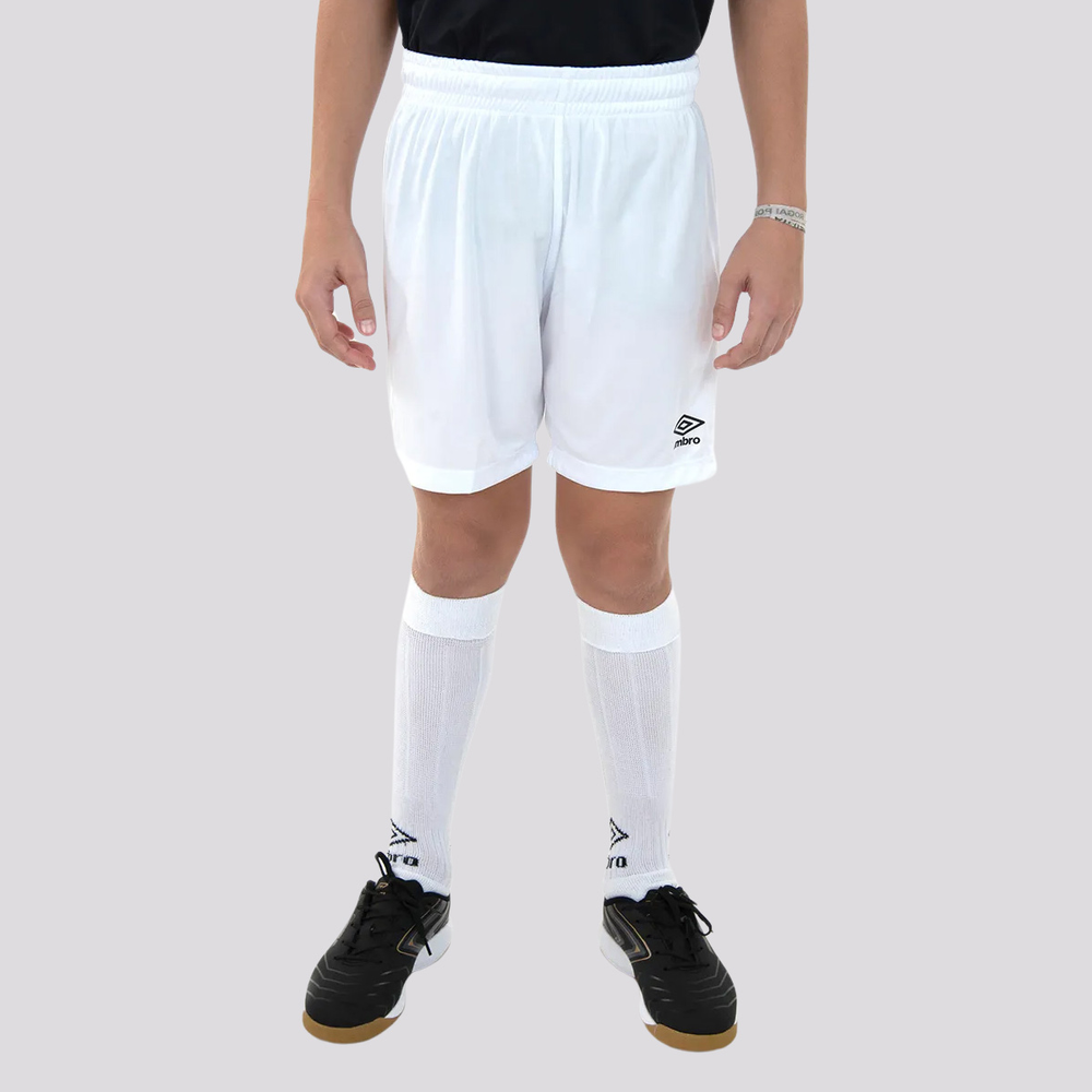 Calção Umbro Legacy Juvenil Branco Calção Umbro Legacy Juvenil Branco