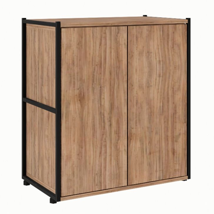 Armário De Escritório Shelf 2 Pt Ameixa E Preto 71 Cm Armário De Escritório Shelf 2 Pt Ameixa E Preto 71 Cm