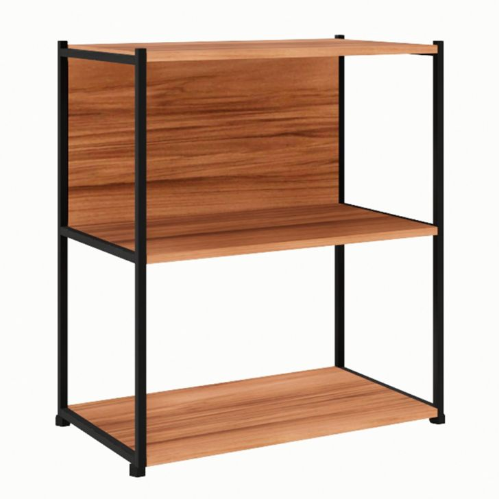 Estante Shelf Nogal Sevilha E Preta 71 Cm Estante Shelf Nogal Sevilha E Preta 71 Cm