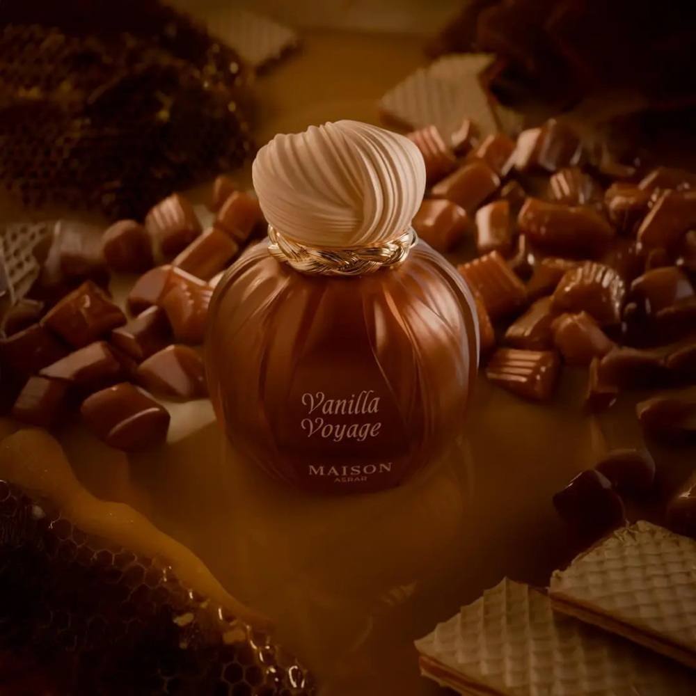 Vanilla Voyage MAISON ASRAR Eau De Parfum For Women and Men Oriental Fragrance Caramel, Jasmine, Tonka & Honey Note 3.4 oz Vanilla Voyage MAISON ASRAR Eau De Parfum For Women and Men Oriental Fragrance Caramel, Jasmine, Tonka & Honey Note 3.4 oz