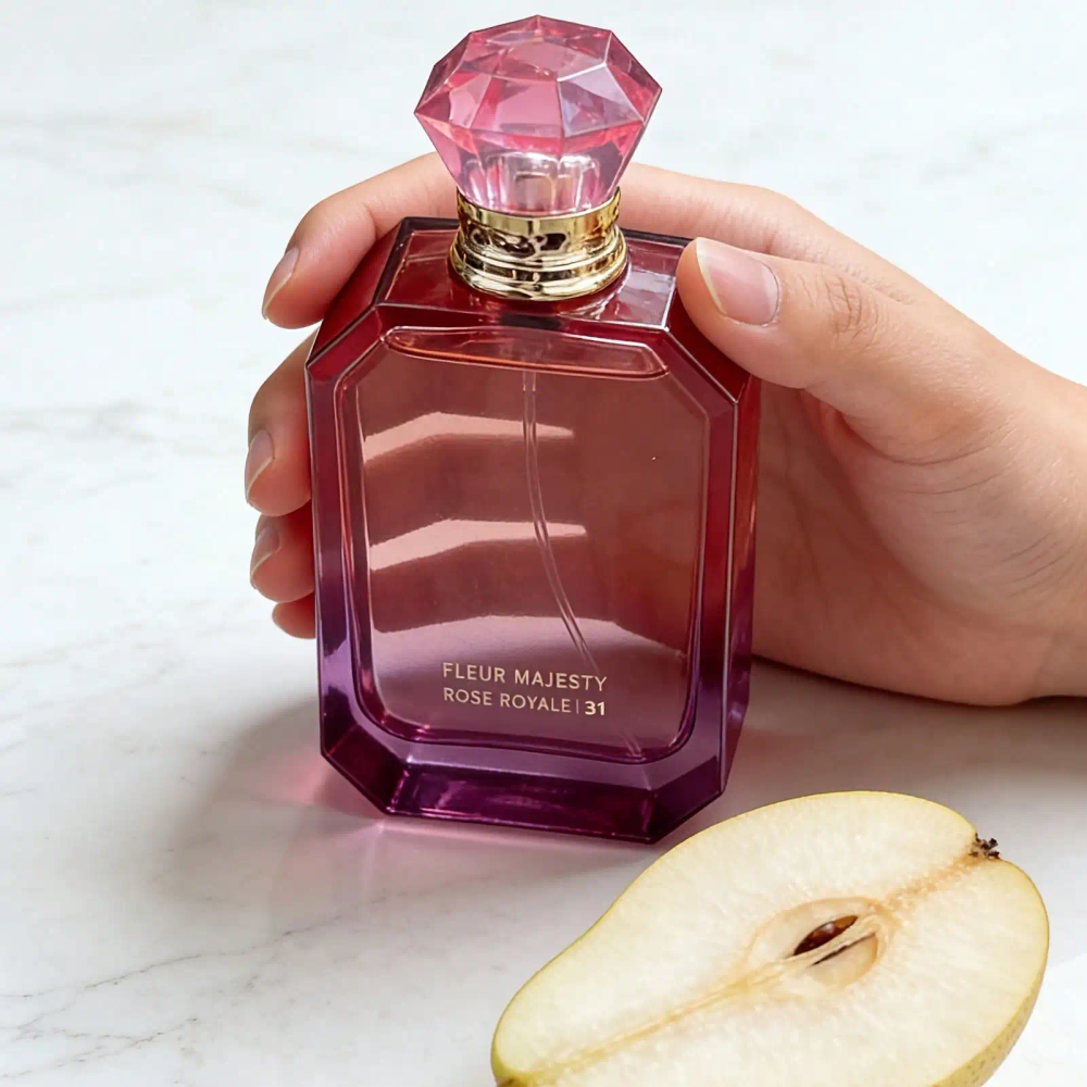 KAYALI Fleur Majesty Rose Royale 31 EDP for Women 3.4 Fl Oz Romantic Sweet Floral Scent with Sweet Peach Pink Peony and Purple Musk Ideal for Birthday Anniversary Gift for Wife Girlfriend Mother
