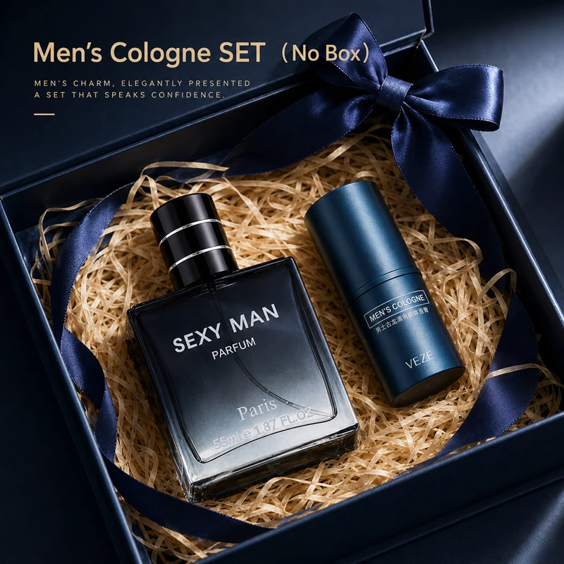 Mens Perfume Set 2-in-1 Spray & Solid Cologne Long Lasting Fresh Woody Scent Portable Travel Date Fragrance Gift for Men Mens Perfume Set 2-in-1 Spray & Solid Cologne Long Lasting Fresh Woody Scent Portable Travel Date Fragrance Gift for Men
