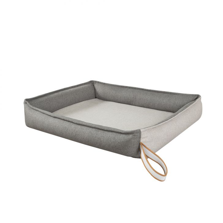 Cama Para Pet Amora (12x62x47) Cinza E Grafite Cama Para Pet Amora (12x62x47) Cinza E Grafite