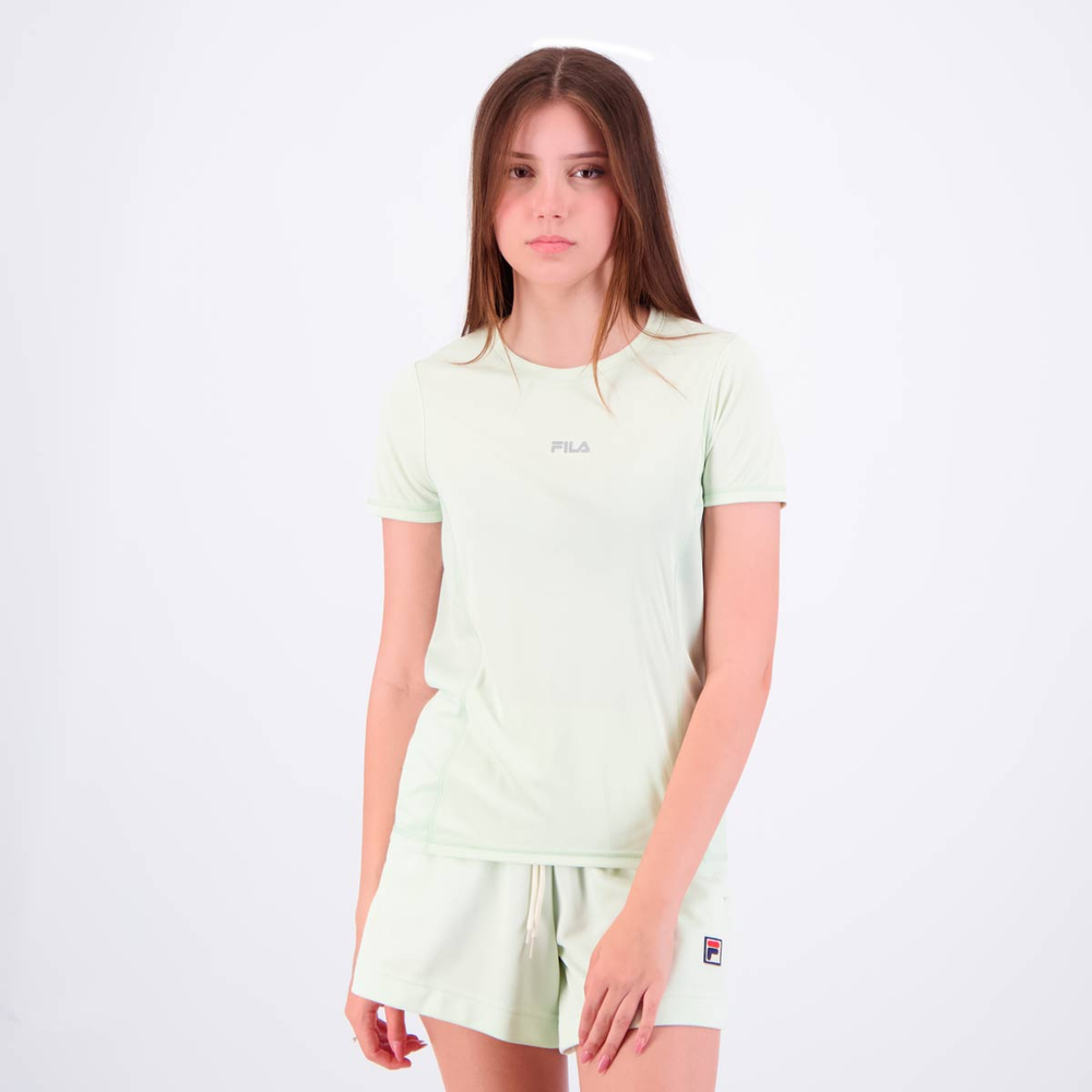 Camiseta Fila Core Run Feminina Verde