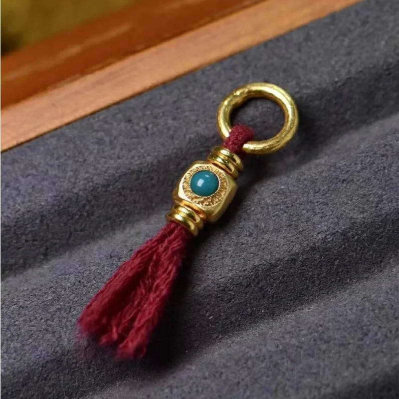 Tibetan Wenwan Mala Side Hanging Tassel Vajra Star Moon Bodhi Creative Loop DIY Beads Accessory Unisex Handmade Daily Wear Gift Tibetan Wenwan Mala Side Hanging Tassel Vajra Star Moon Bodhi Creative Loop DIY Beads Accessory Unisex Handmade Daily Wear Gift