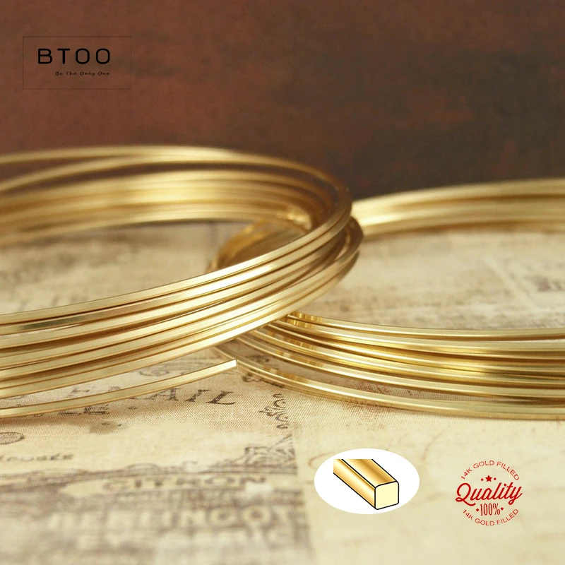 14K Gold Filled Square Wire One Meter Half Hard/Dead Soft 14K Gold Filled Beading Wire Handmade DIY Jewelry Making Findings 14K Gold Filled Square Wire One Meter Half Hard/Dead Soft 14K Gold Filled Beading Wire Handmade DIY Jewelry Making Findings