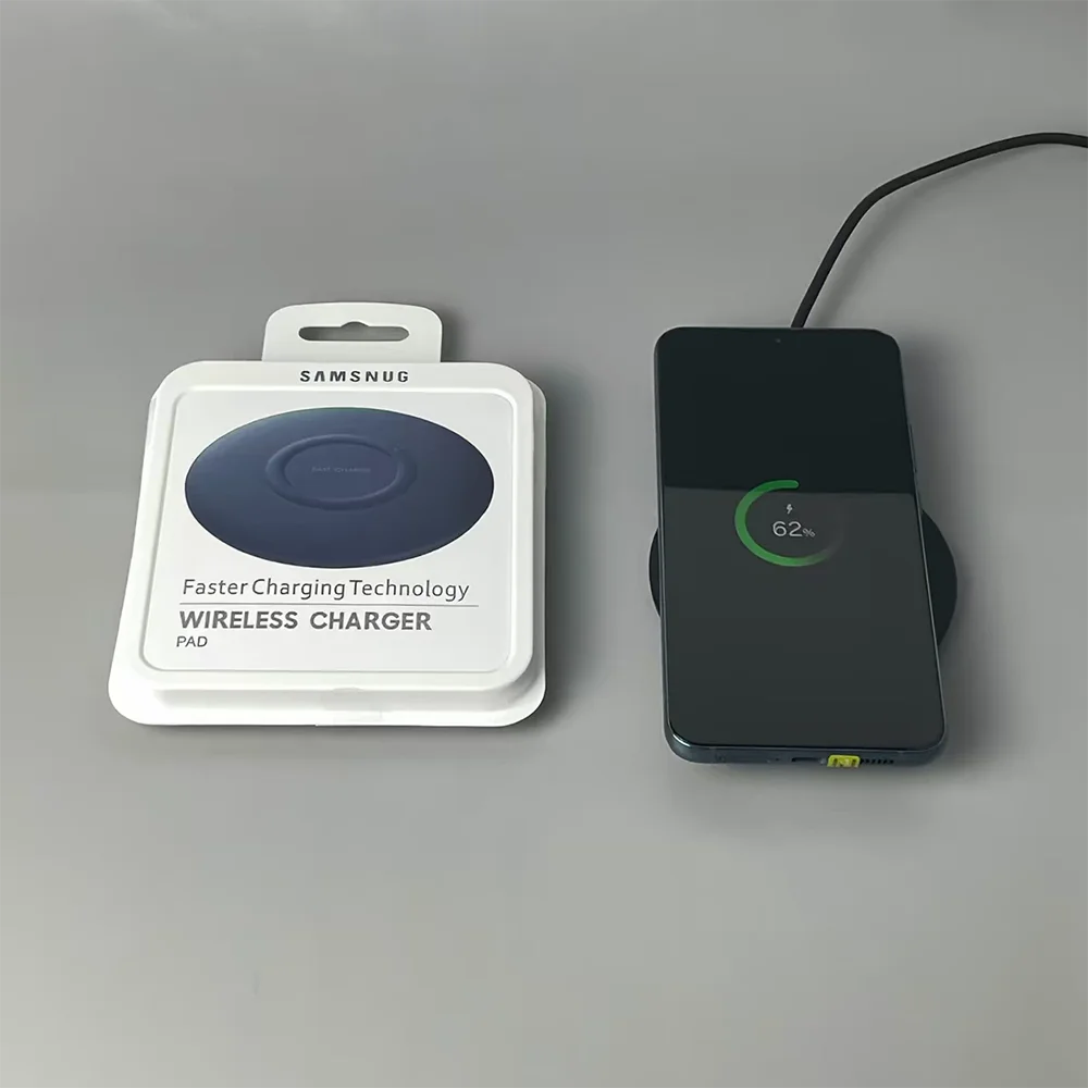 Samsung 15W EP-P1100 Fast Wireless Charger Qi Pad For Galaxy S26 S25 S24 S23 S22 S21 Ultra S10 S9 S8 S7 S6 Plus Note 20 10 +Box