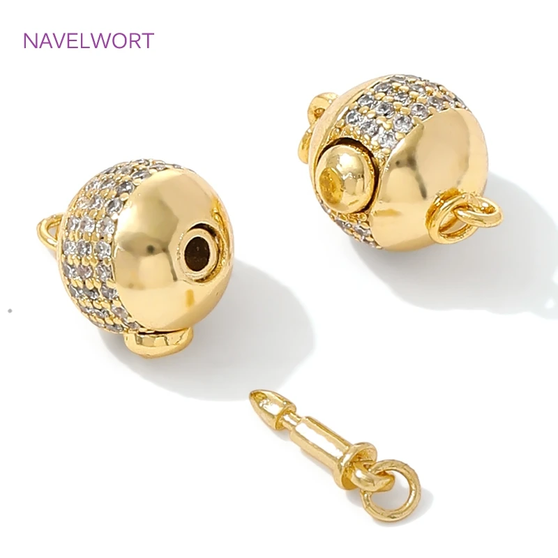 18K Gold Plated Round Connection Clasps For Jewelry Making,Clasp For Bracelet,Brass Fasteners Lock Clasp,DIY Jewelry Accessories 18K Gold Plated Round Connection Clasps For Jewelry Making,Clasp For Bracelet,Brass Fasteners Lock Clasp,DIY Jewelry Accessories