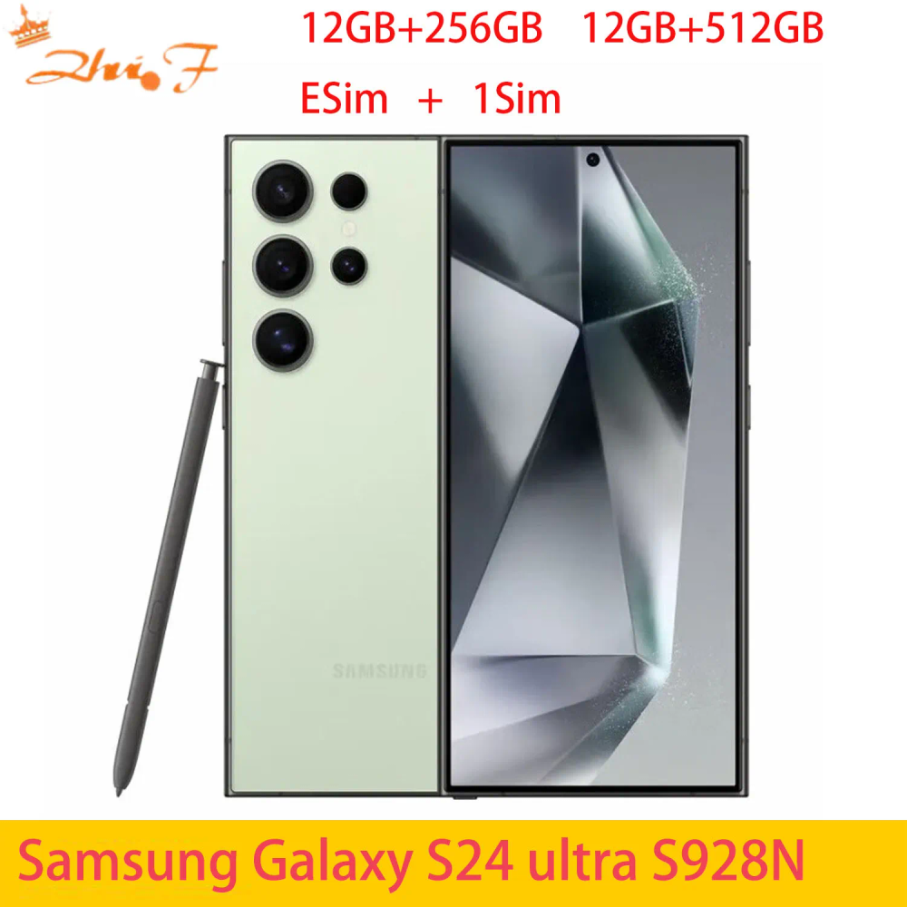 Samsung Galaxy S24 Ultra s24u 5G s928N 108MP 12GB RAM 256GB R0M 200MP 5000mAh 6.8" Snapdragon 8 cell phone