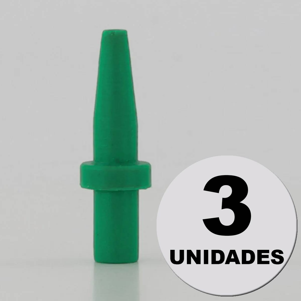 Kit 3 Miolos de Silicone Penalty Verde Kit 3 Miolos de Silicone Penalty Verde