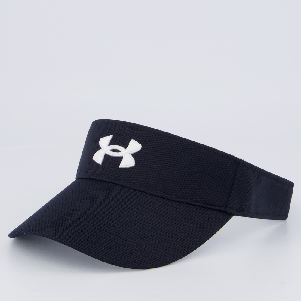 Viseira Under Armour Blitzing Preta e Branca Feminina