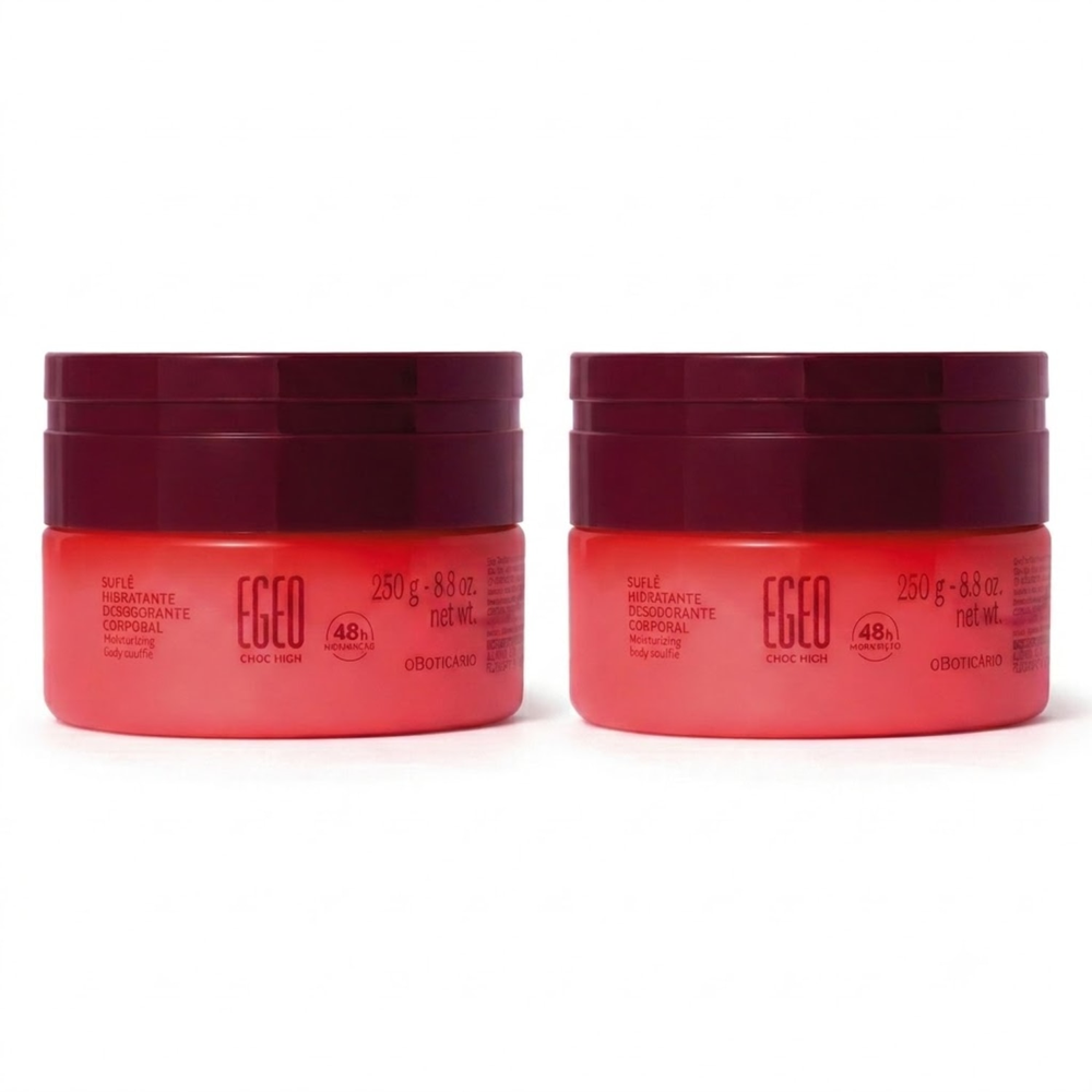 Combo Suflê Hidratante Desodorante Corporal Egeo High 250g (2 itens) Combo Suflê Hidratante Desodorante Corporal Egeo High 250g (2 itens)