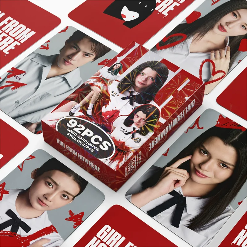 92PCS Thai Drama Girl From Nowhere The Reset Photo Cards With Mini Stickers Nanno LOMO Cards Perfect Gift For Fans 92PCS Thai Drama Girl From Nowhere The Reset Photo Cards With Mini Stickers Nanno LOMO Cards Perfect Gift For Fans
