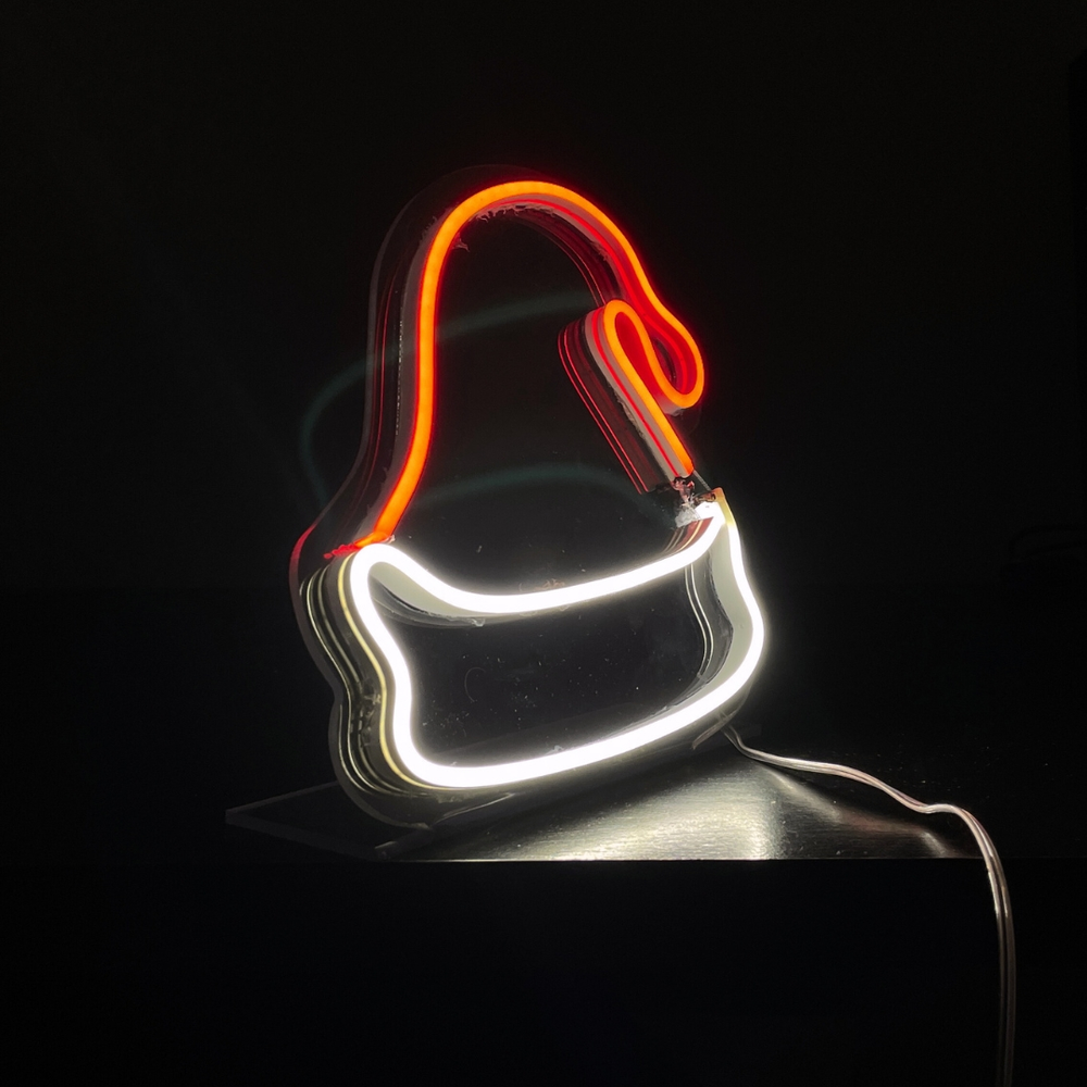 Painel Neon Led Natal Gorro de Mesa Decoração Acrílico Painel Neon Led Natal Gorro de Mesa Decoração Acrílico