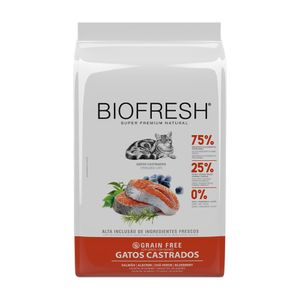 Ração Biofresh Gatos Castrados Salmão Ração Biofresh Gatos Castrados Salmão