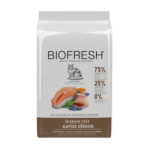 Ração Biofresh Gatos Sênior Peixe Branco Ração Biofresh Gatos Sênior Peixe Branco