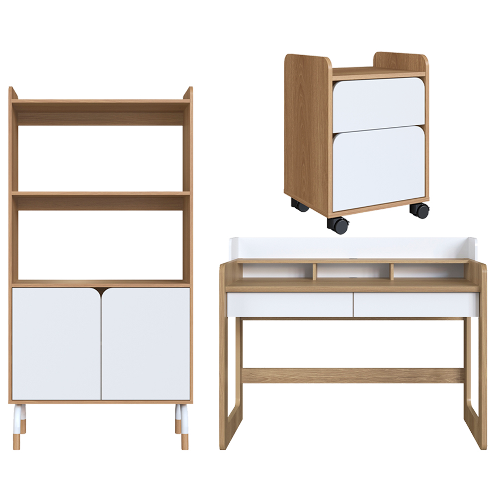 Conjunto Escritório Home Officie 3 Peças 28000X27996X27998 Branco Hanover Artesano Conjunto Escritório Home Officie 3 Peças 28000X27996X27998 Branco Hanover Artesano