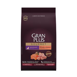 Ração GranPlus Gourmet Gatos Filhotes Salmão e Frango Ração GranPlus Gourmet Gatos Filhotes Salmão e Frango