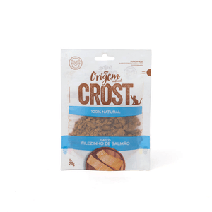 Petisco Gatos Origem Natural Crost Filezinho de Salmão - 20 g Petisco Gatos Origem Natural Crost Filezinho de Salmão - 20 g