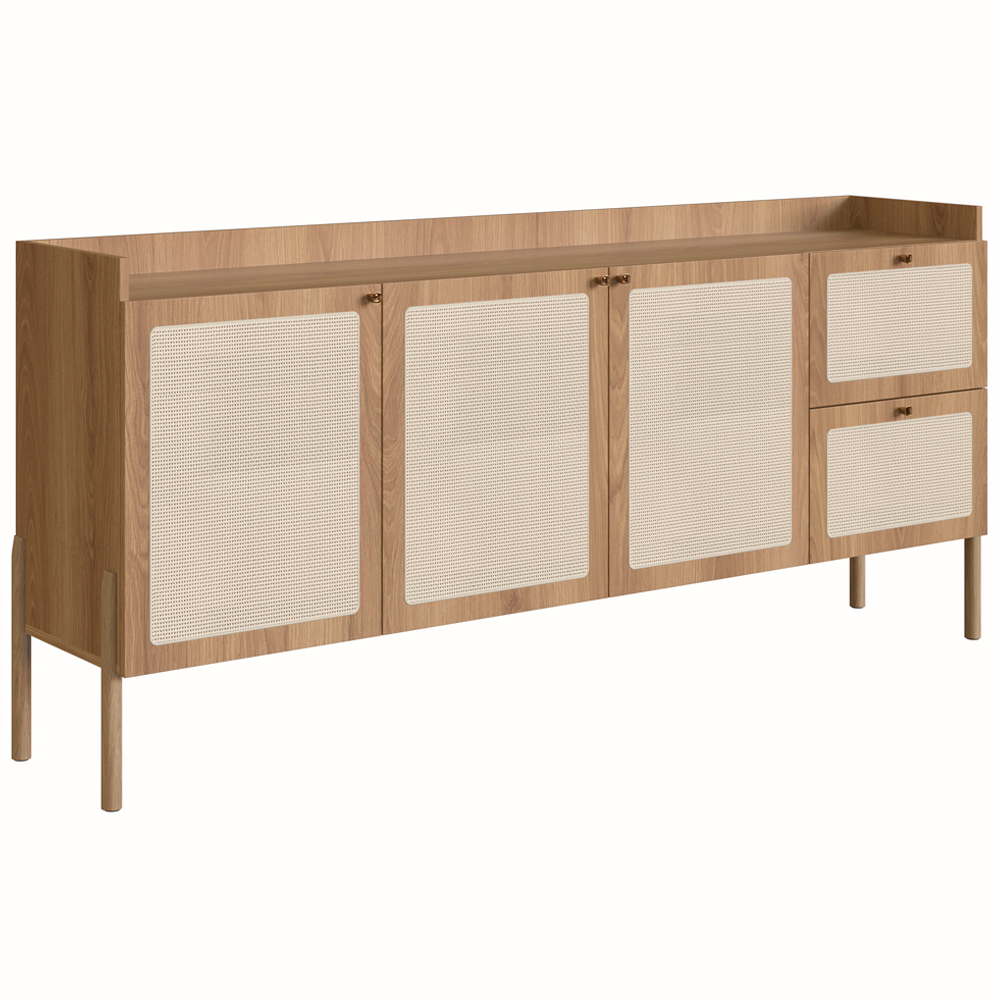 Aparador Balcao Buffet 183 CM Pes Madeira 27935 Oslo Hanover Artesano Aparador Balcao Buffet 183 CM Pes Madeira 27935 Oslo Hanover Artesano