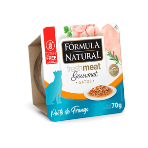 Ração Úmida Fórmula Natural Fresh Meat Gourmet Gatos Adultos Peito de Frango - 70 g Ração Úmida Fórmula Natural Fresh Meat Gourmet Gatos Adultos Peito de Frango - 70 g