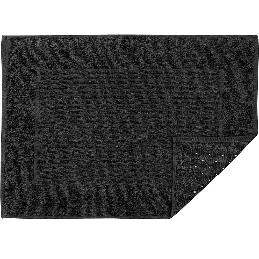 Toalha de Piso Basic Antiderrapante 50x70cm Preto Toalha de Piso Basic Antiderrapante 50x70cm Preto