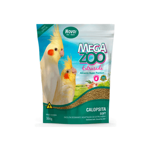 Ração Extrusada Megazoo Soft para Calopsita - 350 g Ração Extrusada Megazoo Soft para Calopsita - 350 g