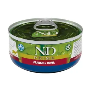 Ração Úmida N&D Prime Gatos Adultos Frango e Romã - 70 g
