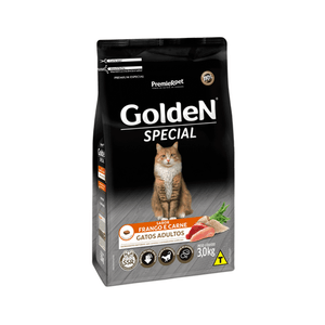 Ração Golden Special Gatos Adultos Frango e Carne Ração Golden Special Gatos Adultos Frango e Carne