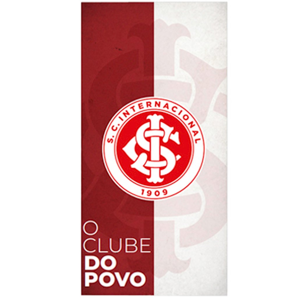 Toalha de Praia Times de Futebol Internacional 70x140cm O Club do Povo Toalha de Praia Times de Futebol Internacional 70x140cm O Club do Povo
