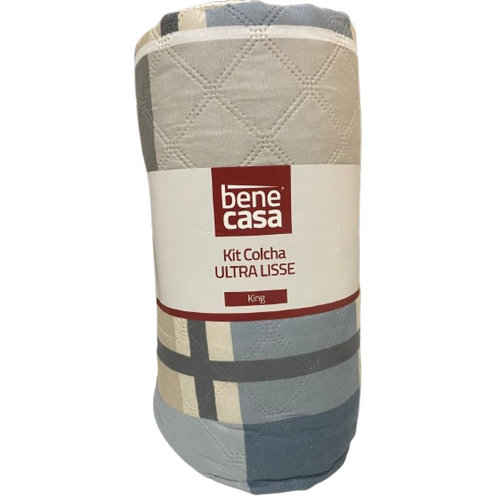 Kit Cobre Leito King Ultra Lisse New 250x270cm Viena Kit Cobre Leito King Ultra Lisse New 250x270cm Viena