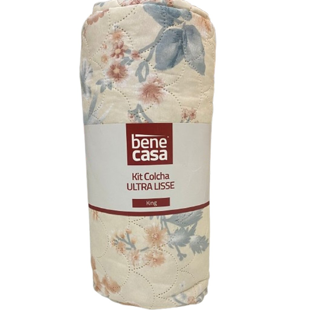 Kit Cobre Leito King Ultra Lisse New 250x270cm Florença Kit Cobre Leito King Ultra Lisse New 250x270cm Florença