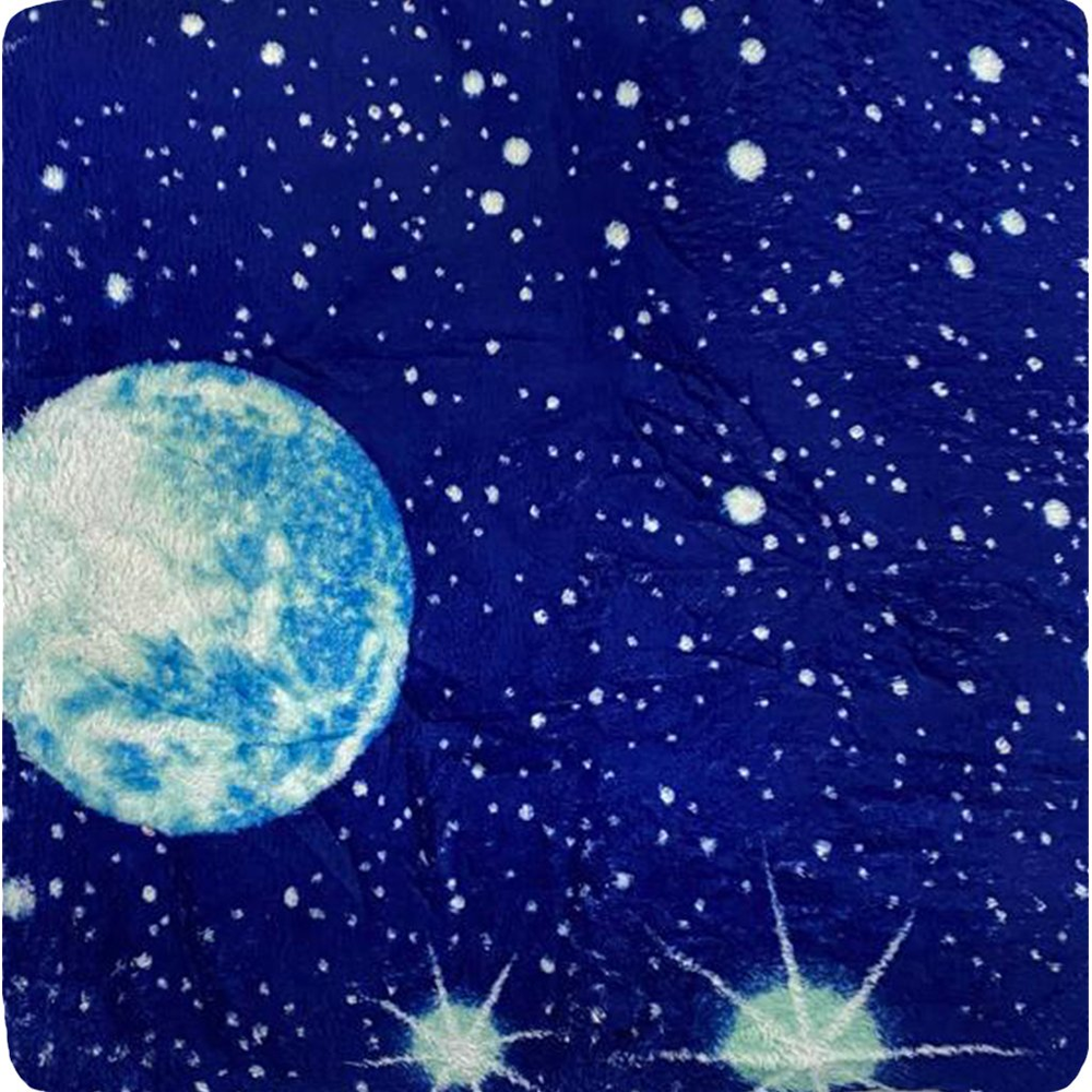 Manta Casal Microfibra Colors Estampada 180x200cm Azul Estrela Manta Casal Microfibra Colors Estampada 180x200cm Azul Estrela