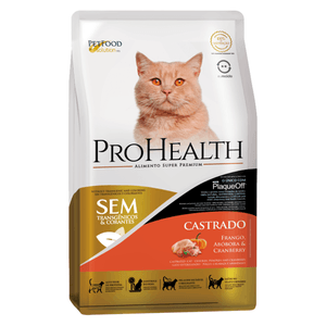 Ração ProHealth Gatos Castrados Frango, Abóbora e Cranberry Ração ProHealth Gatos Castrados Frango, Abóbora e Cranberry