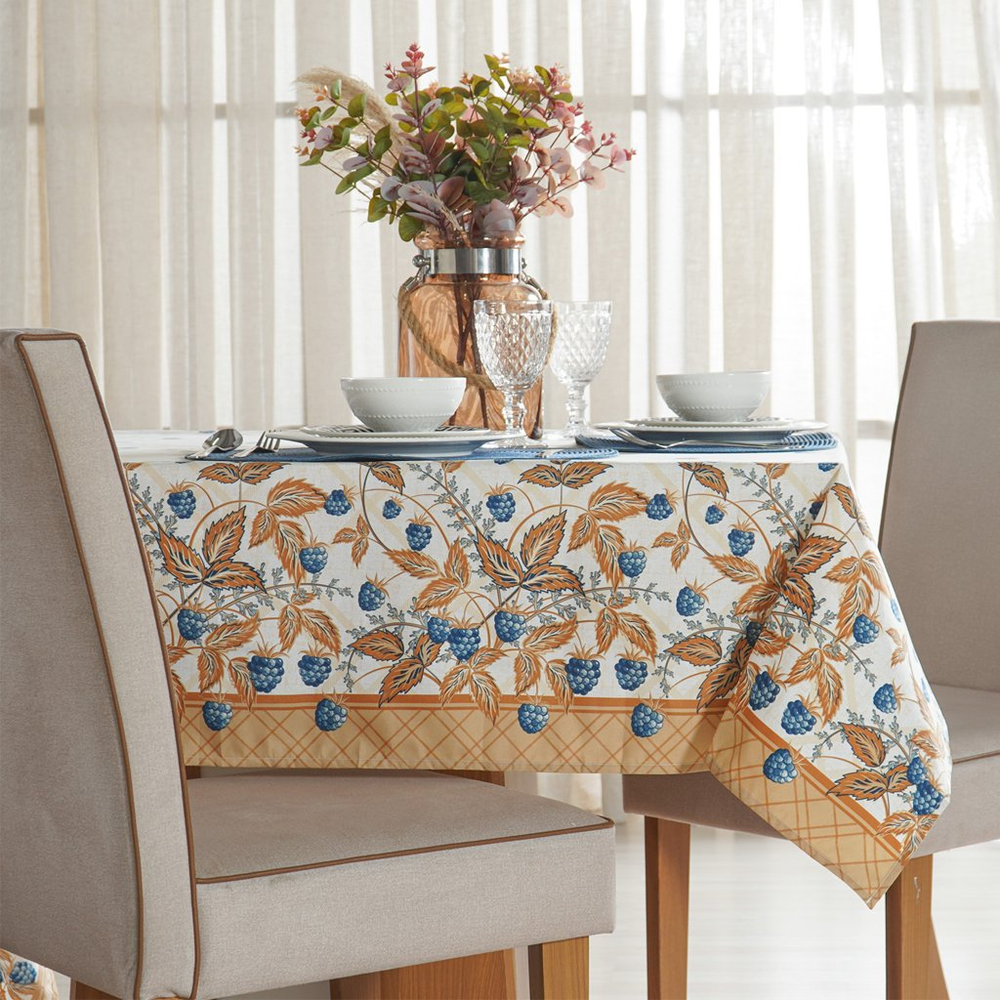 Toalha de Mesa Facile Repelente à Água 140x140cm Ardósia Toalha de Mesa Facile Repelente à Água 140x140cm Ardósia