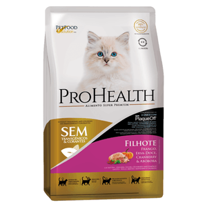 Ração ProHealth Gatos Filhotes Frango, Erva-Doce, Cranberry e Abóbora Ração ProHealth Gatos Filhotes Frango, Erva-Doce, Cranberry e Abóbora