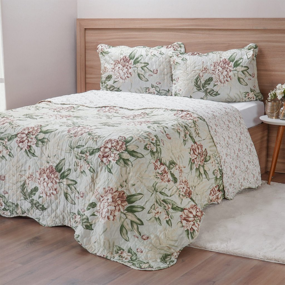 Kit Cobre Leito Solteiro Ultra Lisse New 160x220cm Camille Kit Cobre Leito Solteiro Ultra Lisse New 160x220cm Camille
