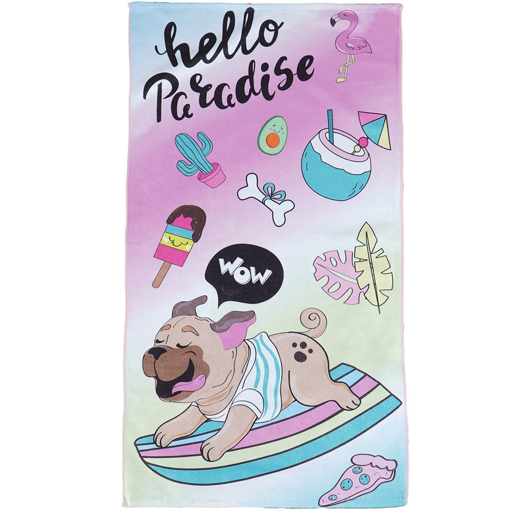 Toalha de Praia Infantil Soft Microfibra Anti Areia 60x110 Bulldog Sweet Toalha de Praia Infantil Soft Microfibra Anti Areia 60x110 Bulldog Sweet