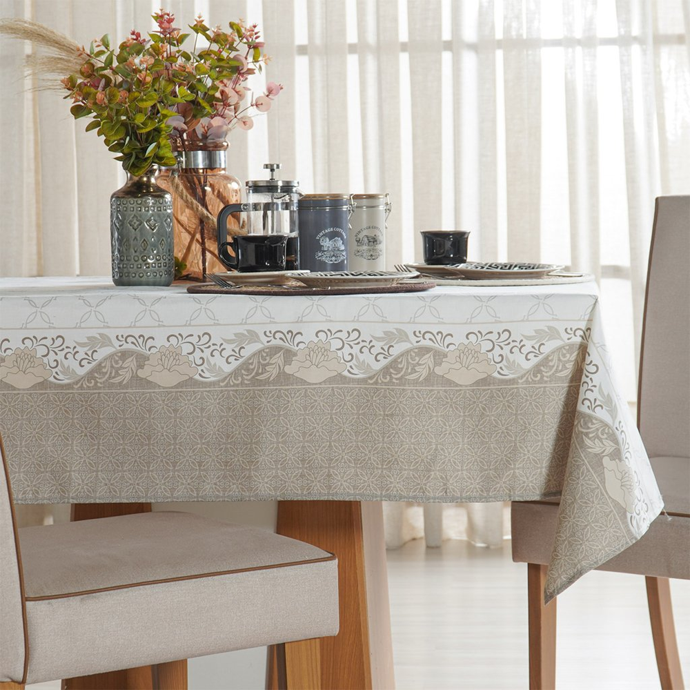 Trilho de Mesa Facile Repelente à Água 40x140cm Ornament Trilho de Mesa Facile Repelente à Água 40x140cm Ornament