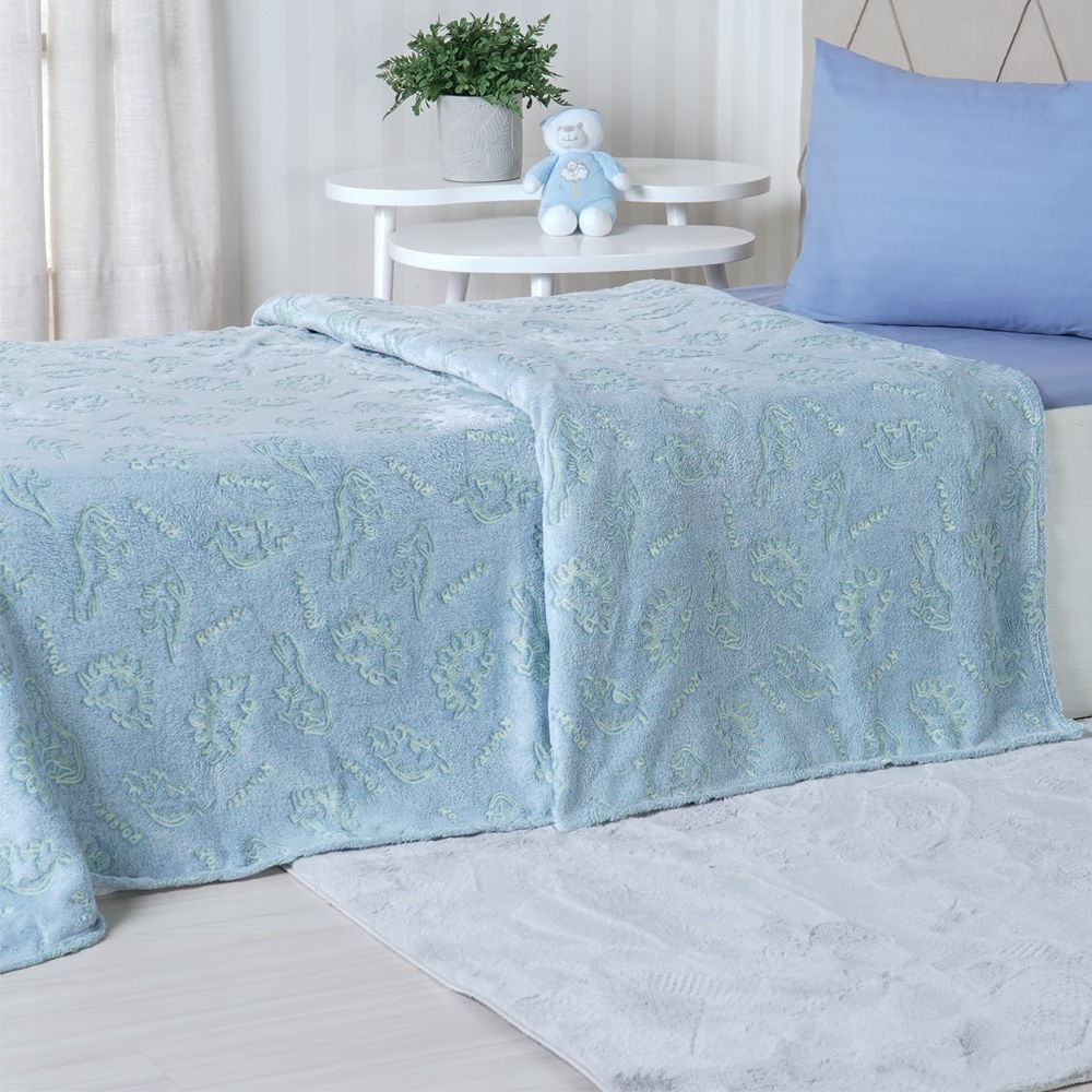 Manta Solteiro Candy Brilha no Escuro 150x220 Super Macia Dino Manta Solteiro Candy Brilha no Escuro 150x220 Super Macia Dino