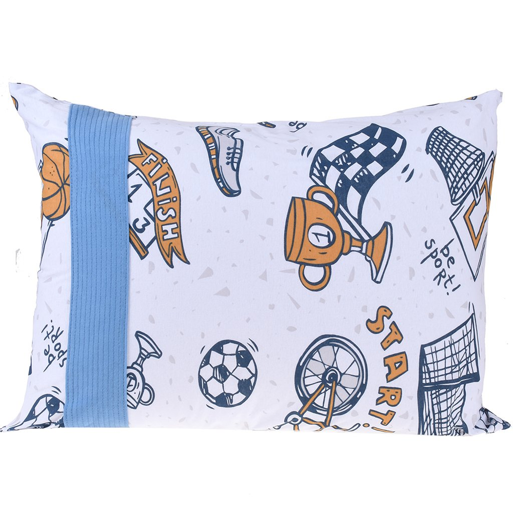 Jogo de Fronha Infantil Malha 100% Algodão 50x70cm Jogo de Fronha Infantil Malha 100% Algodão 50x70cm